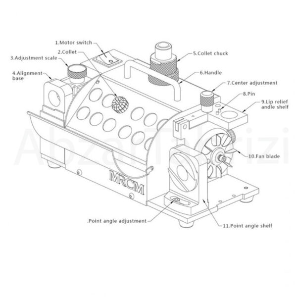 دستگاه مته تیزکن AST Power مدل 13MA
